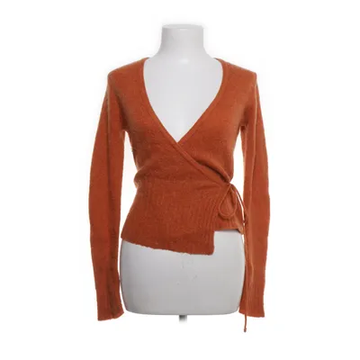 Wrap cardigan (Orange) from Kor@Kor Acrylic, Elastane, Mohair, Nylon