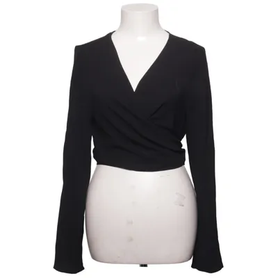 Wrap top (Black) from Trendyol Polyester, Viscose