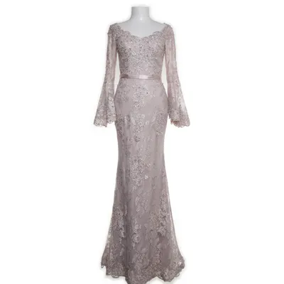 Aftonklänning (Beige) Polyester