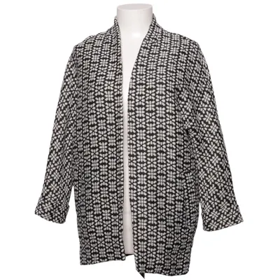 Cardigan (Black, White) from Scarlet Roos Cotton, Polyamide, Polyester