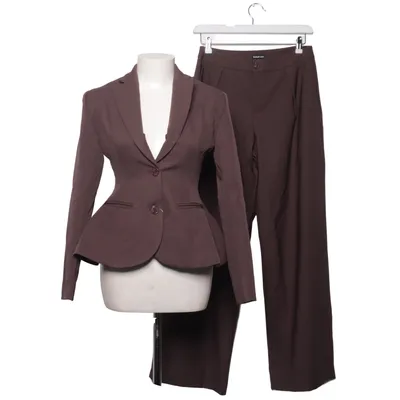 Jakkesæt (Brun) fra Boohoo Elastan, Polyester