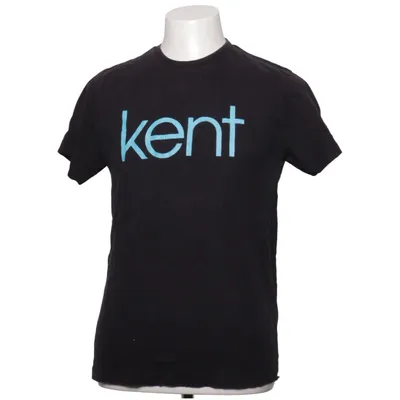 T-shirt (Sort, Blå) fra Kent Bomuld