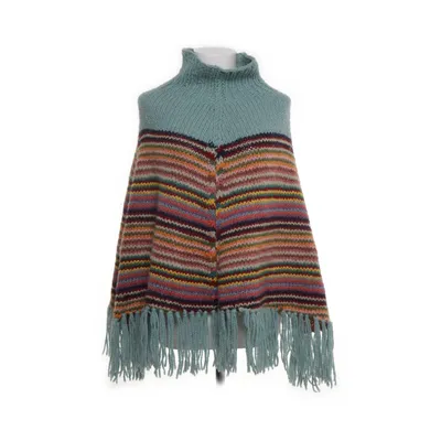 Poncho (Turkos, Flerfärgad)