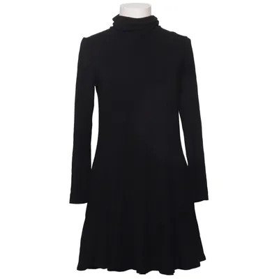 Jurk met col (Zwart) van Make Way Elastaan, Viscose
