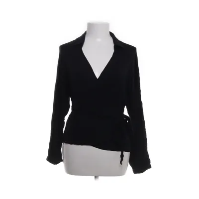 Wikkelblouse (Zwart) van Costes Rebel