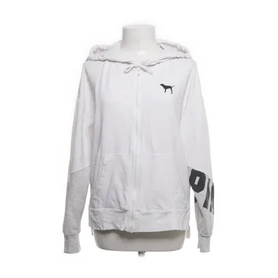 Hoodie (White) from Pink Victoria's Secret Cotton, Elastane, Polyester, Viscose