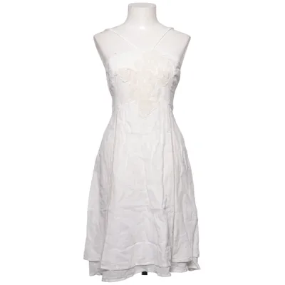 Jurk (Wit) van Branting Katoen, Linnen, Nylon, Viscose