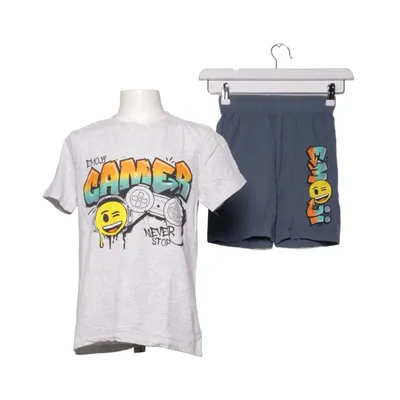 Ensemble (Gris, Bleu, Multicolore) de Emoji Coton, Polyester