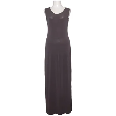 Robe longue (Gris) de Hopsack Acétate, Élasthane