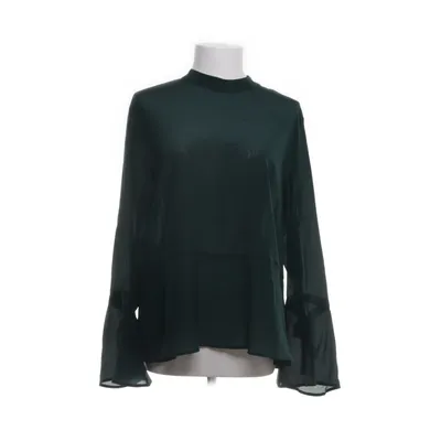 Blouse (Groen) van Hallhuber Zijde, Viscose, Wol