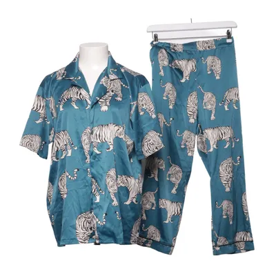 Pyjama (Bleu, Blanc) de Chelsea Peers Élasthane, Polyester