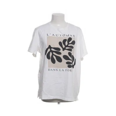 T-shirt (Vit, Svart) från XLNT by KappAhl Bomull