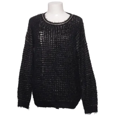 Pull-over (Noir, Or) de Ada Gatti Acrylique, Fibre métallique, Polyester