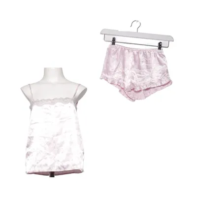 Pyjama (Roze, Wit) van Gina Tricot Gerecycled polyester