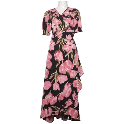 Robe portefeuille (Noir, Rose, Vert) de Shein Élasthane, Polyester