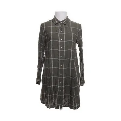 Skjortklänning (Grön, Vit) från Zara Basic Z1975 Denim Metallfiber, Polyamid, Viskos