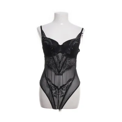 Romper (Zwart, Wit) van Hunkemöller Katoen, Elastaan, Polyamide, Polyester