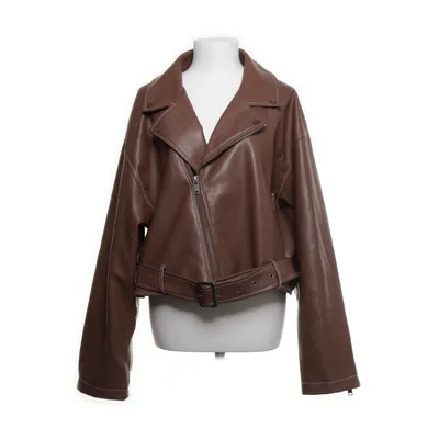 Biker jacket (Brown) from Bianca x Nelly Polyester, Polyurethane