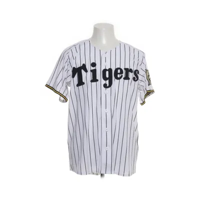 Baseballtröja (Vit, Svart, Gul) från Hanshin Tigers