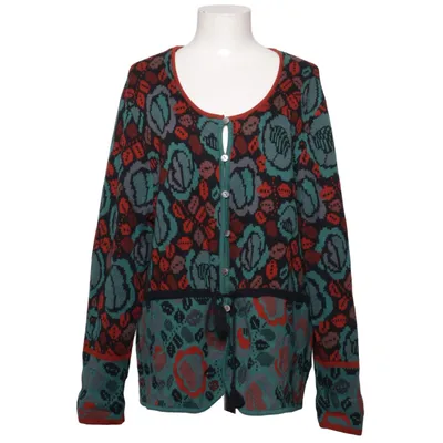 Strickjacke (Grün, Rot, Mehrfarbig) von Gudrun Sjödén Bio-Baumwolle, Recycelte Baumwolle