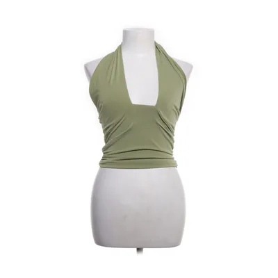 Halternecktopp (Grön) från Bik Bok Elastan, Polyester