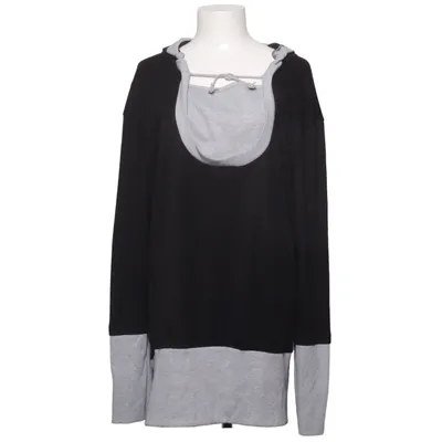 Capuchon sweater (Zwart, Grijs) van Finejo