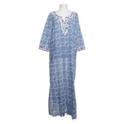 Maxi jurk (Blauw, Meerkleurig) van Ellos Katoen