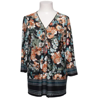 Blouse (Black, Multicolored) from Happy Holly Elastane, Polyester