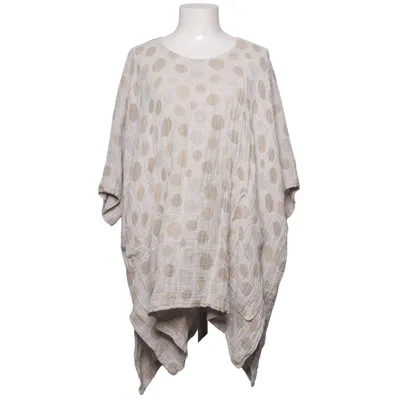 Tunic (Beige, White) from Ralston Cotton, Linen, Polyamide