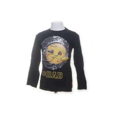 Långärmad t-shirt (Svart, Gul) från Emoji Bomull
