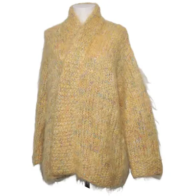 Kofta (Gul, Flerfärgad) från Custommade Akryl, Mohair, Polyamid