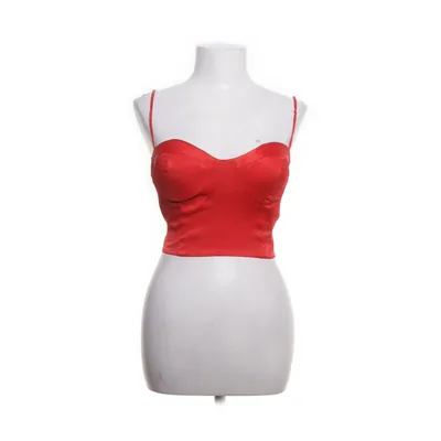 Crop top (Rød) fra Zara Viscose