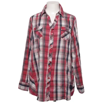 Chemise en flanelle (Rouge, Blanc, Bleu) de Birkhahn Mode Coton, Élasthane, Polyamide