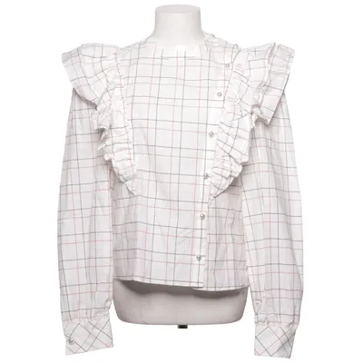 Blouse (Wit, Meerkleurig) van Custommade Organisch katoen