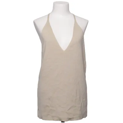 Halter neck top (Beige) from Totême Elastane, Polyamide, Silk, Wool