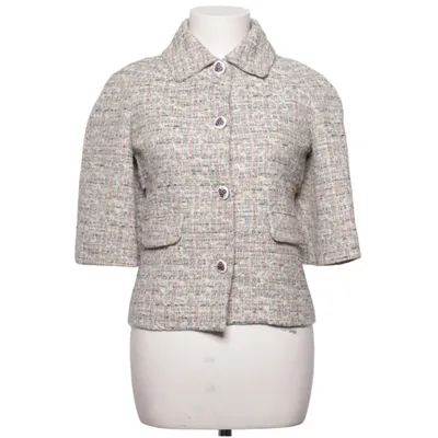 Coat (Beige, Multicolored) from Paul & Joe Acrylic, Cotton, Polyamide, Polyester, Viscose