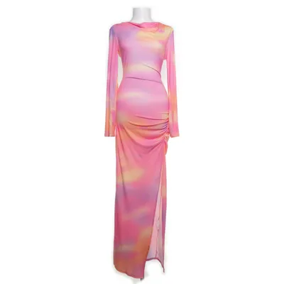 Långklänning (Rosa, Flerfärgad) från NLY Eve Elastan, Polyester