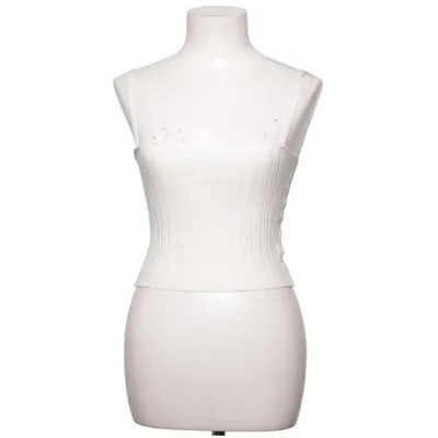 Haut (Blanc) de Statement by NA-KD Influencers Élasthane, Viscose