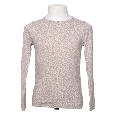 Langærmet t-shirt (Beige, Grå) fra MarMar Copenhagen Elastan, Viscose