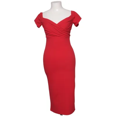 Cocktailklänning (Röd) från Topshop Elastan, Polyester
