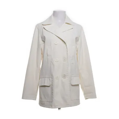 Coat (White) from Miss H Express Polyester, Polyurethane