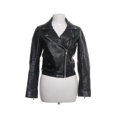 Läderjacka (Svart) från Meotine Polyester, Skinn