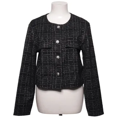 Cardigan (Zwart, Wit) van JDY Elastaan, Gerecycled polyester, Viscose