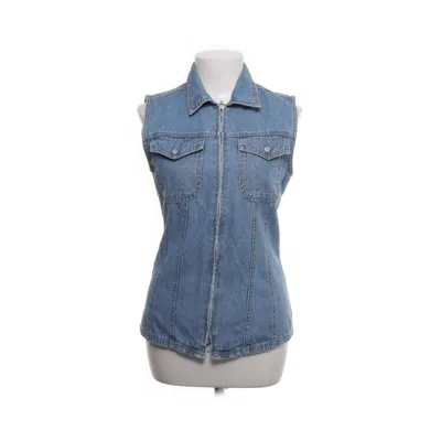 Spijker gilet (Blauw) van Boysen's Katoen