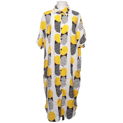 Shirt dress (White, Yellow, Black) from Nanajit