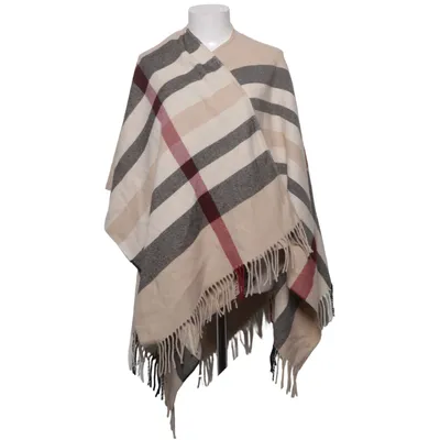 Poncho (Beige, Svart, Röd) från Fraas