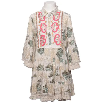 Dress (Beige, Multicolored) from Siya Cotton