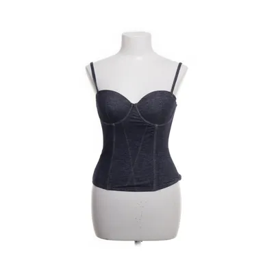 Corset (Blue) from Seite*1Girl Polyester, Viscose