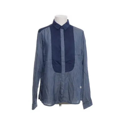 Denim blouse (Blauw) van Dobber Katoen