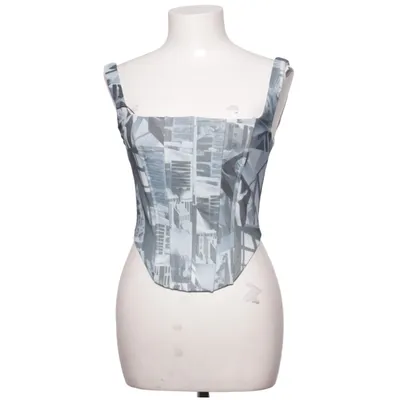 Bustier (Grijs, Zwart, Wit) van Edikted Polyester